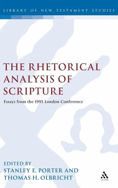 Cover The Rhetorical Analysis of Scripture