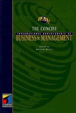 Concise International Encyclopedia of Business and Management - Warner, Malcolm