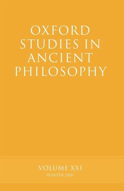 Oxford Studies in Ancient Philosophy - Sedley, David (ed.)