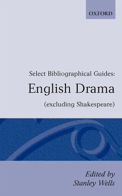 English Drama Excluding Shakespeare - Wells; Wells, Richard Ed.; Wells, Richard Ed