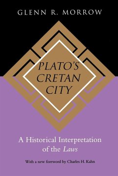 Plato's Cretan City - Morrow, Glenn R.