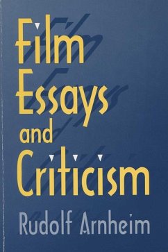 Film Essays and Criticism - Arnheim, Rudolf