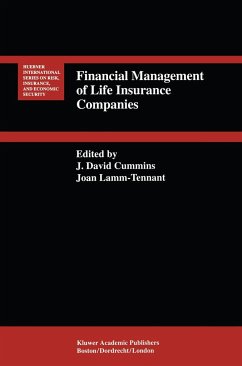Financial Management of Life Insurance Companies - Cummins, J. David / Lamm-Tennant, Joan (Hgg.)