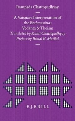 A Vaisṇava Interpretation of the Brahmasūtras - Chattopadhyay