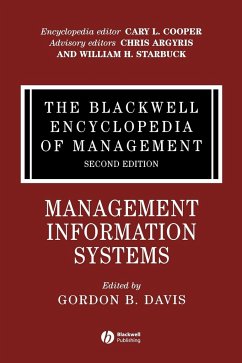 The Blackwell Encyclopedia of Management, Management Information Systems - Davis B, Gordon / NICKLES S H, STEVE