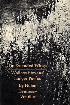 On Extended Wings - Vendler, Helen