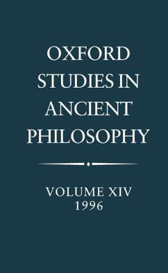 Oxford Studies in Ancient Philosophy - Taylor, C. C. W. (ed.)