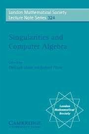 Singularities and Computer Algebra - Lossen, Christoph / Pfister, Gerhard (eds.)