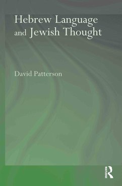 Hebrew Language and Jewish Thought - Patterson, David
