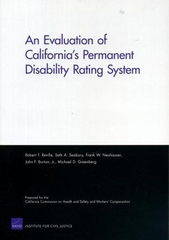 An Evaluation of California's Permanent Disability Rating System - Reville, Robert T