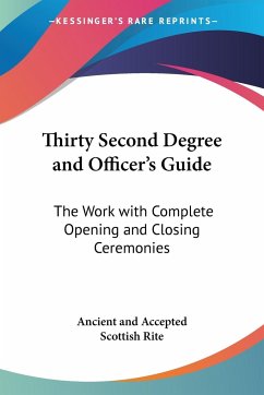 Thirty Second Degree and Officer's Guide