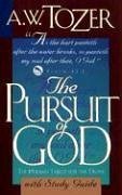 The Pursuit of God with Study Guide - Tozer, A W