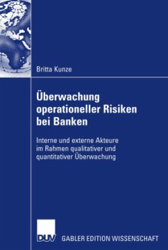 Überwachung operationeller Risiken bei Banken - Kunze, Britta