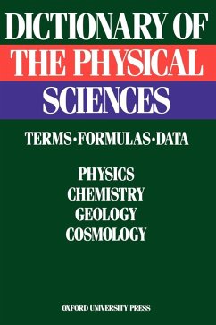 Cover Dictionary of the Physical Sciences