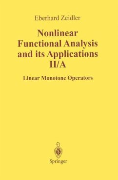 Nonlinear Functional Analysis and Its Applications - Zeidler, E.