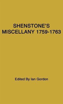 Miscellany 1759$1763. - Shenstone, William; Unknown