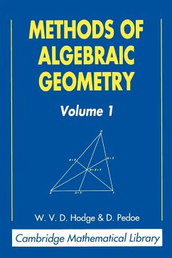 Methods of Algebraic Geometry - Hodge, W. V. D.; Pedoe, Daniel