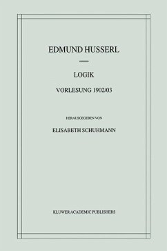 Logik - Husserl, Edmund