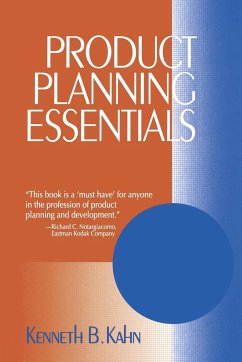Product Planning Essentials - Kahn, Kenneth B.