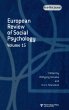 European Review of Social Psychology - Bild 1