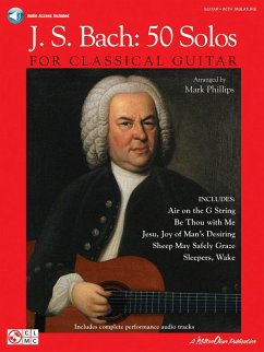J.S. Bach - 50 Solos for Classical Guitar (Bk/Online Audio)