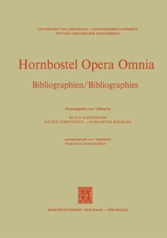 Hornbostel Opera Omnia - Wachsmann, K.P. / Christensen, D. / Reinecke, H.-P. (eds.)