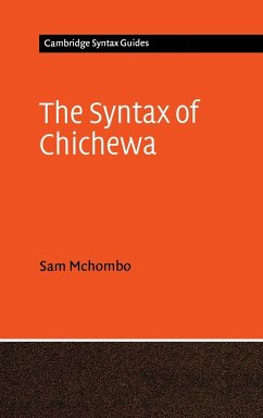 The Syntax of Chichewa - Mchombo, Sam