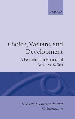 Choice, Welfare, and Development - Basu, K. / Pattanaik, P. K. / Suzumura, K. (eds.)