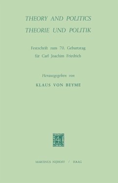 Theory and Politics / Theorie und Politik - von Beyme, K. (Hrsg.)