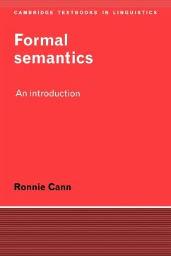 Formal Semantics - Cann, Ronnie