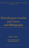 Miscellaneous Articles and Tracts and Bibliography Miscellaneous Articles and Tracts and Bibliography