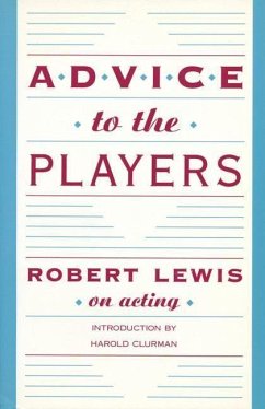 Advice to the Players - Lewis, Robert