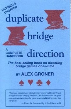 Duplicate Bridge Direction - Groner, Alex