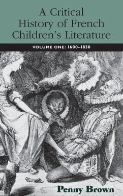 Cover A Critical History of French Children's Literature