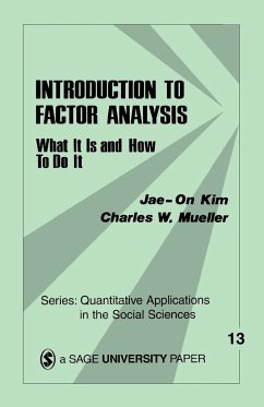 Introduction to Factor Analysis - Kim, Jae-On; Mueller, Charles W