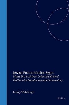 Jewish Poet in Muslim Egypt - Weinberger, Leon