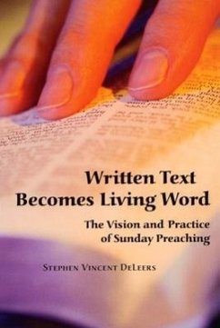 Written Text Becomes Living Word - Deleers, Stephen Vincent