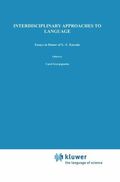 Interdisciplinary Approaches to Language - Georgopoulos, C. / Ishihara, Roberta (Hgg.)