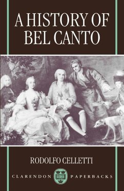 Cover A History of Bel Canto