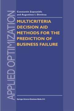 Multicriteria Decision Aid Methods for the Prediction of Business Failure - Zopounidis, C.;Dimitras, A. I.