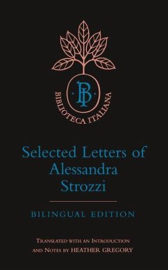 Cover Selected Letters of Alessandra Strozzi, Bilingual edition