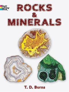 Rocks and Minerals Coloring Book - Burns, T D