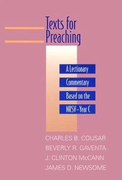 Texts for Preaching - Cousar, Charles B