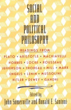 Social and Political Philosophy - Somerville, John; Santoni, Ronald