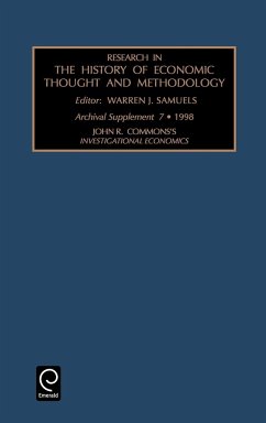 John R. Commons's Investigational Economics - Samuels, W.J. / Biddle, J.E. (eds.)