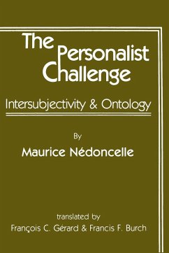 The Personalist Challenge - Nedoncelle, Maurice