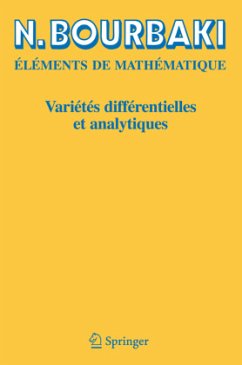 Cover Variétés différentielles et analytiques / Eléments de Mathématique