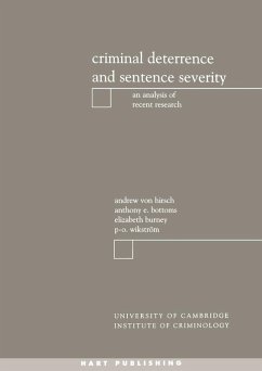 Cover Criminal Deterrence and Sentence Severity