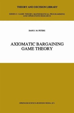 Axiomatic Bargaining Game Theory - Peters, H. J.