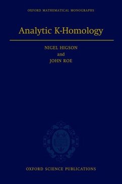 Analytic K-Homology - Higson, Nigel; Roe, John